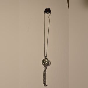 New With Tags Silver Earrings & Necklace Set